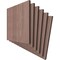 Ekena Millwork 7 3/4W x 7 3/4H x 3/8T Wood Hobby Boards, Walnut, 6PK HBW08X08X375BWA - alternate 4